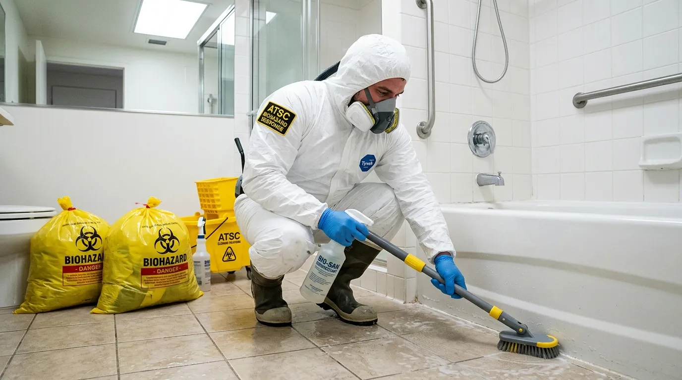 Decontamination equipment deployed for Blood Cleanup in Head of Westport